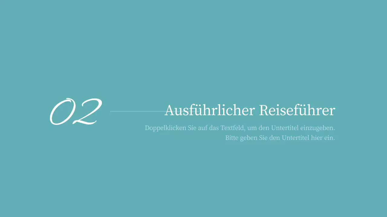 Präsentationen zum Thema Reisen