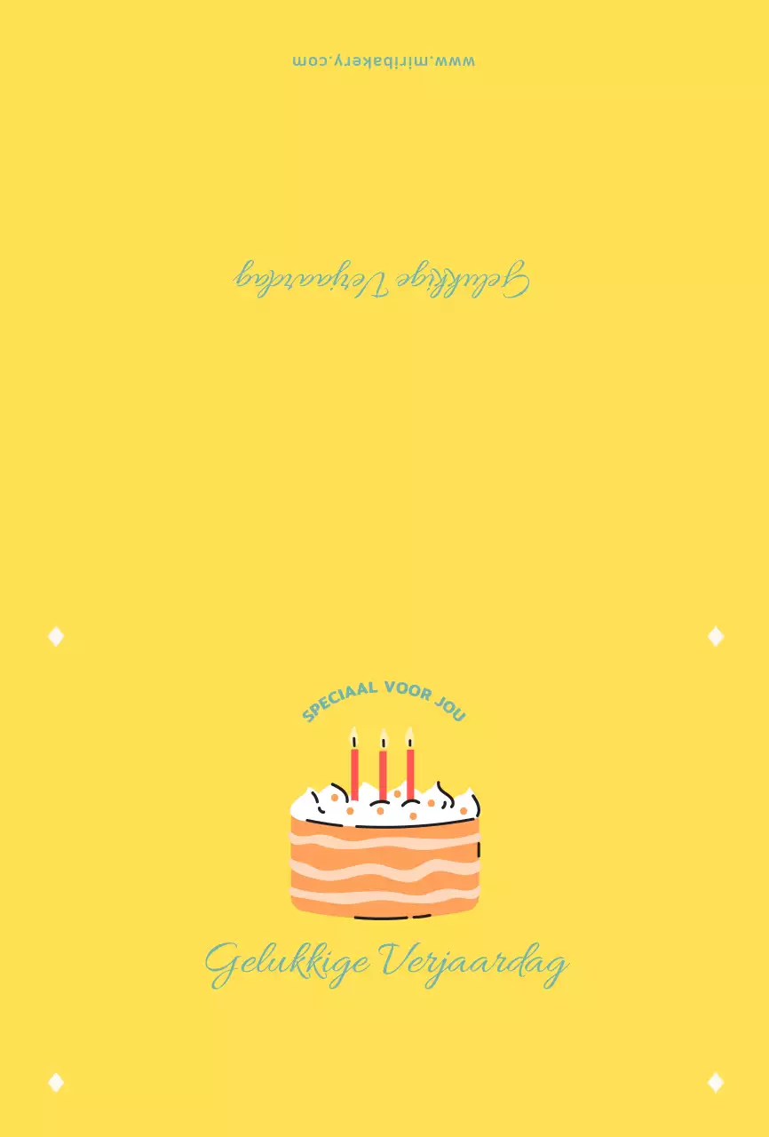 Taartillustratie Verjaardagsfeestje in Geel