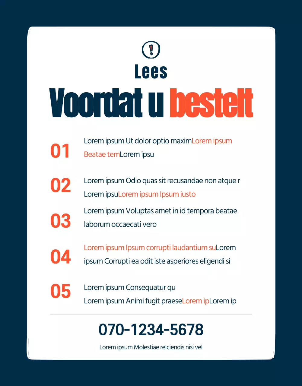 Pagina met themadetails