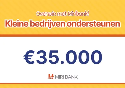 Een schoon, geel donatiepaneel