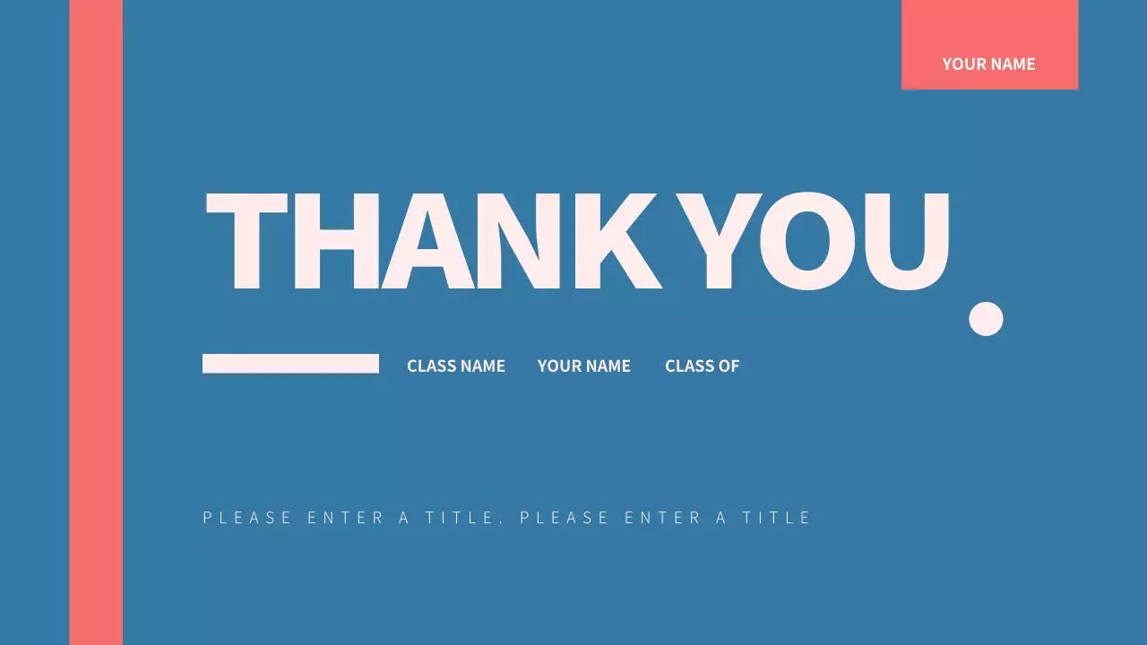 青 モダン プラン プレゼンテーション