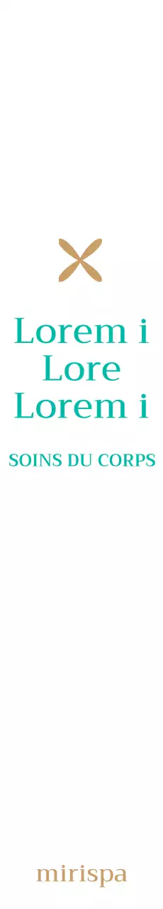 Logo simple et émotionnel dans les tons menthe et marron pour promouvoir et faire connaître le magasin de produits de beauté.