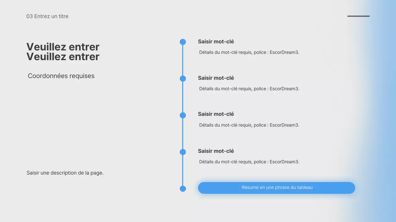 Présentation d'un dégradé flou