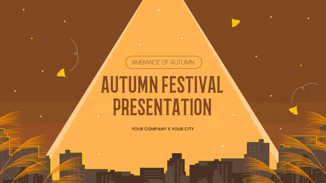 브라운 빈티지 페스티벌 프리젠테이션