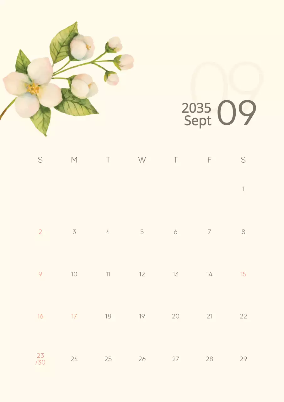Blumenkalender