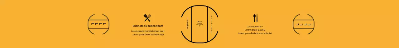 Scatola Bento giapponese semplice gialla