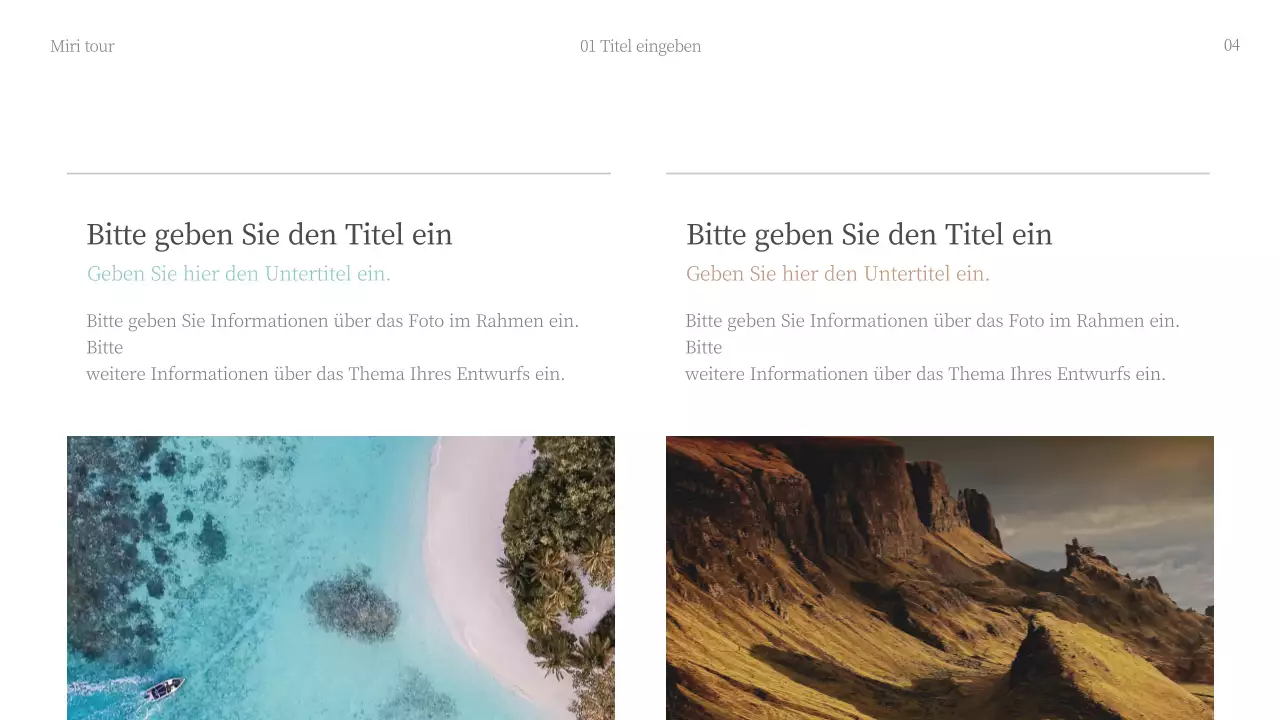 Präsentationen zum Thema Reisen