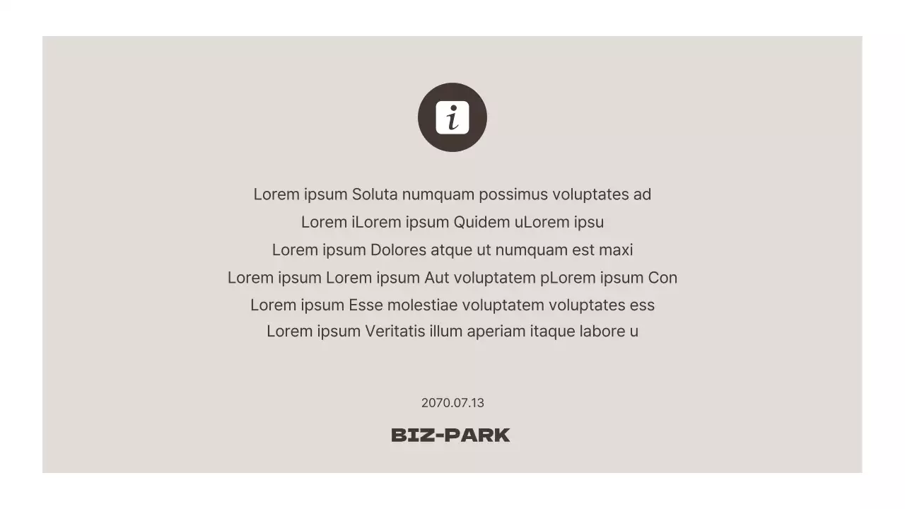 Einfacher brauner und weißer Prospekt für gewerbliche Immobilieninvestitionen