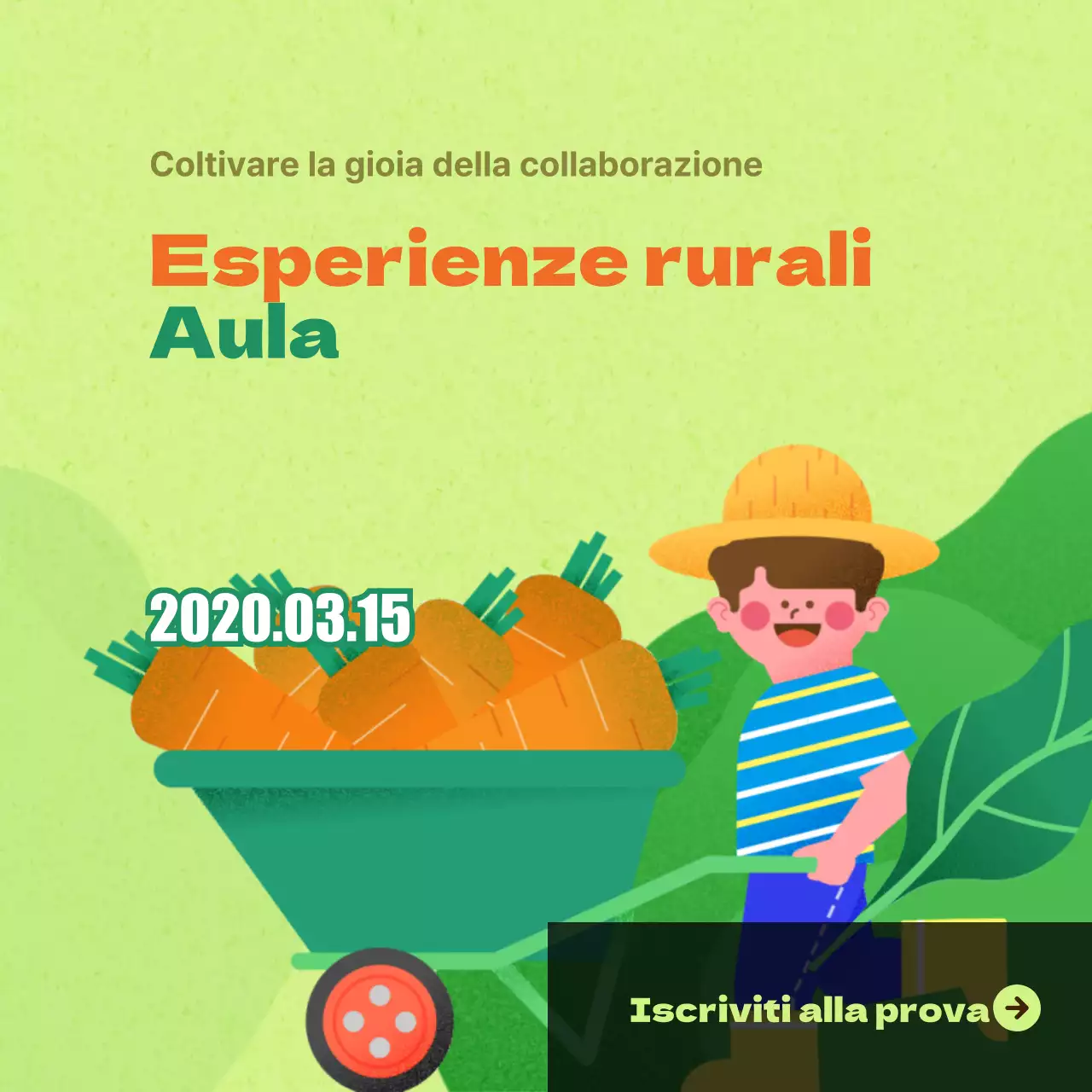 Iscriviti alla prova