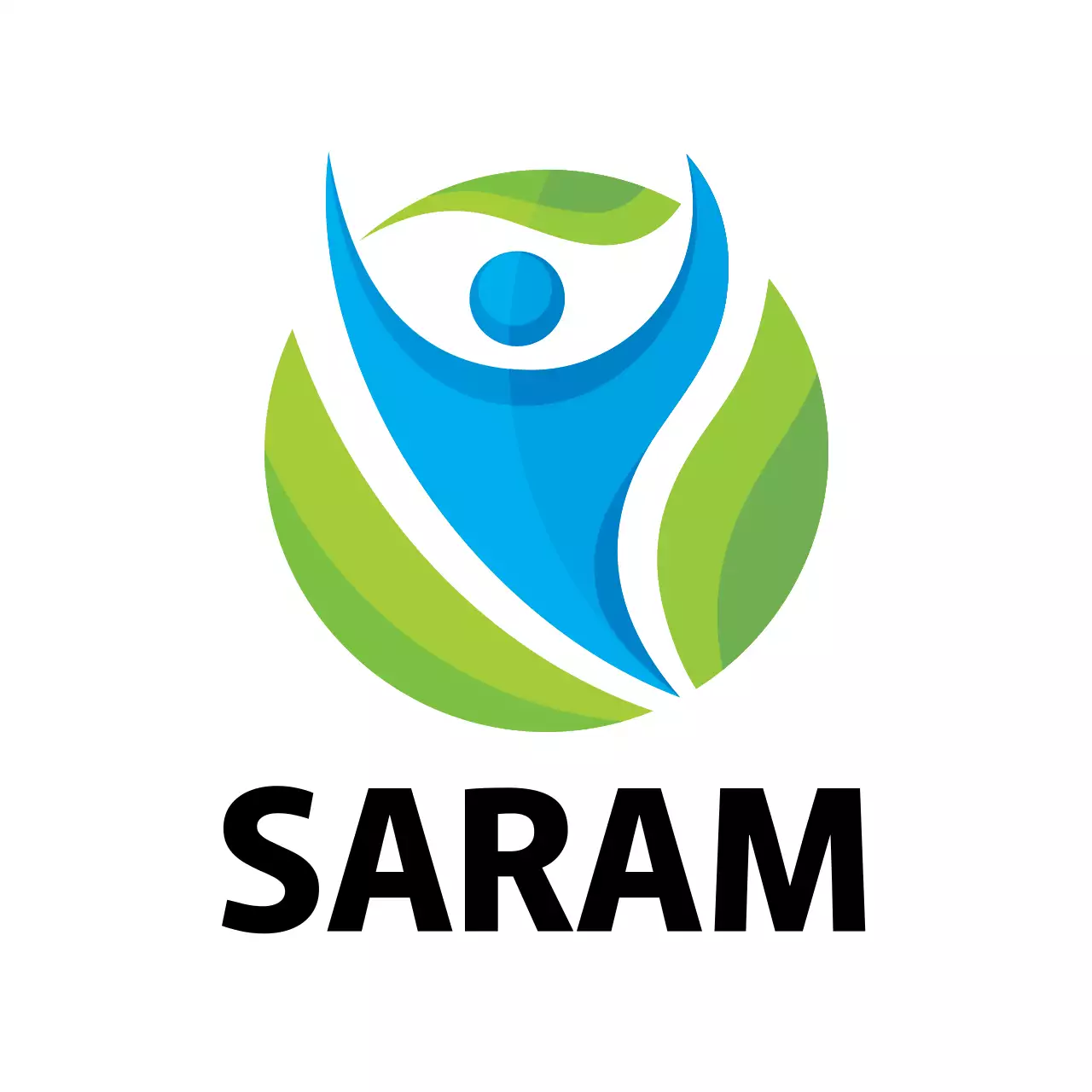 青 モダン 会社案内 ロゴ