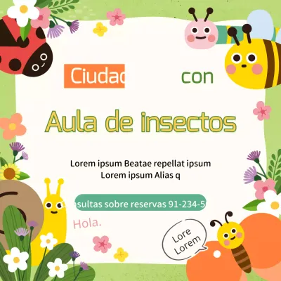 Simpáticos insectos en las redes sociales