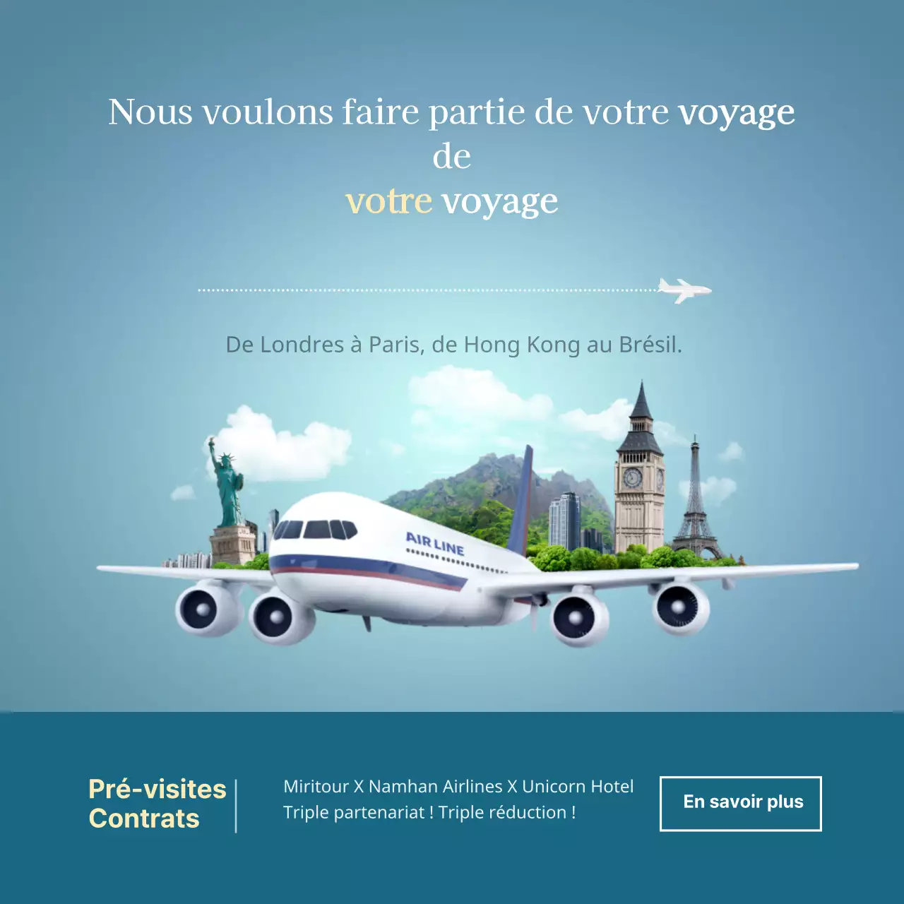 Promotions des agences de voyage