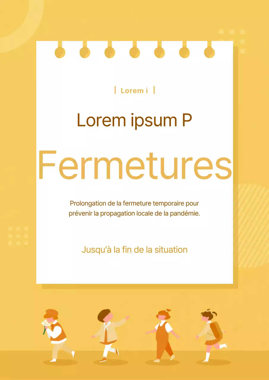 Annonces dans différentes situations avec des illustrations de la vie quotidienne des gens dans des couleurs calmes