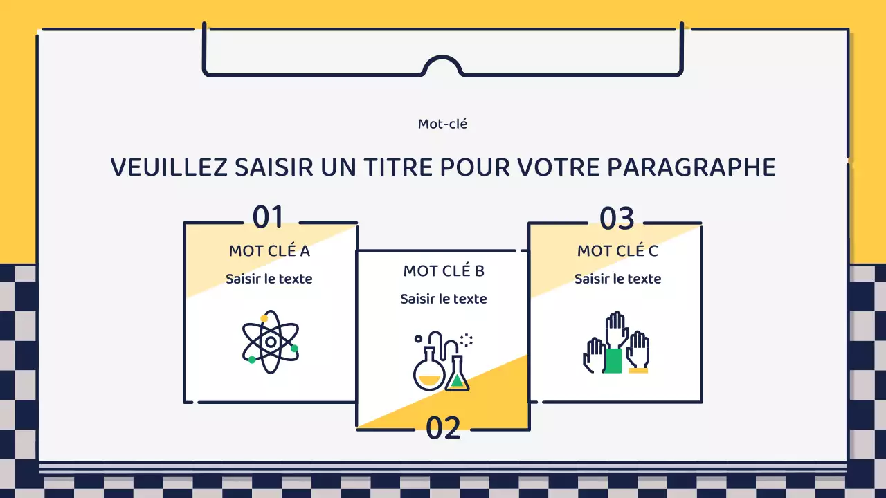 Présentation sur la conception d'icônes mignonnes et basiques en vert et jaune