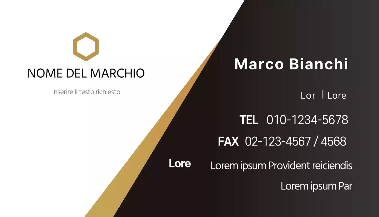 44426_Gold Biglietto da visita