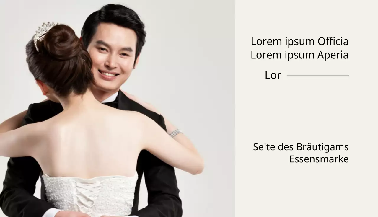 Gutscheine für Hochzeitsessen