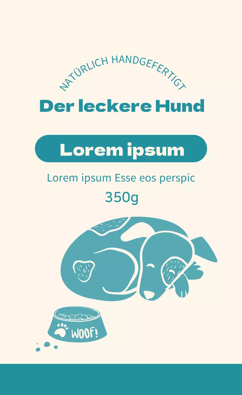 Mit Minze illustrierte Etiketten für selbstgemachte Leckereien