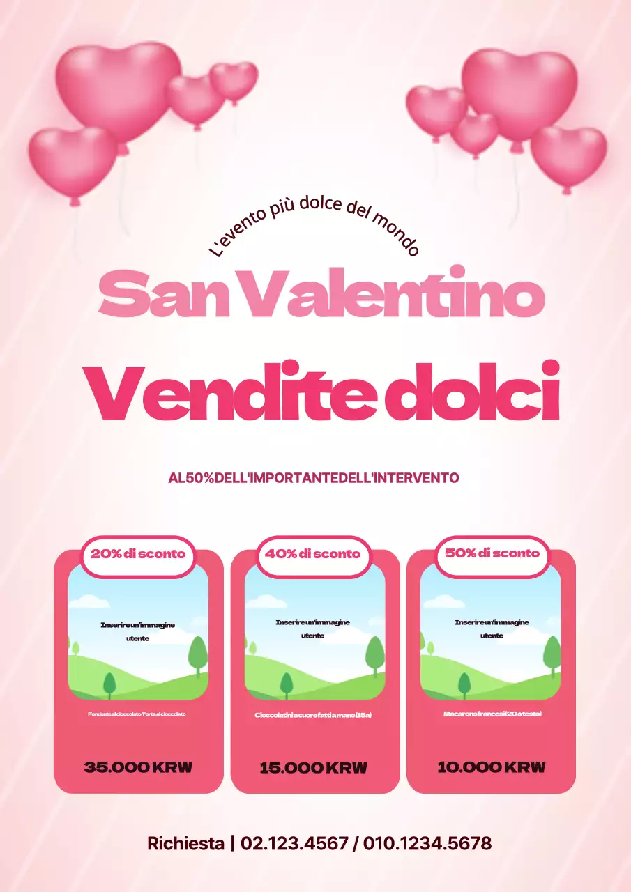 Promuovere una vendita pulita a San Valentino con palloncini a forma di cuore rosa