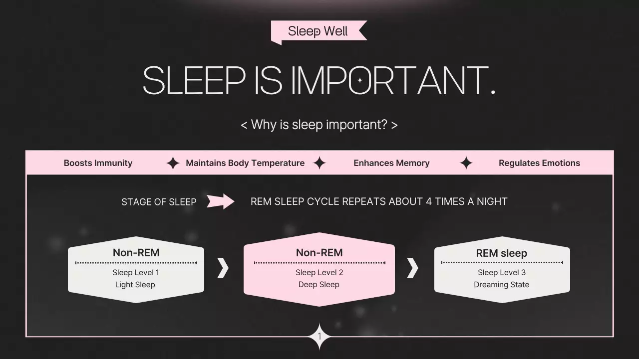 블랙 미니멀 슬립 강의 프레젠테이션