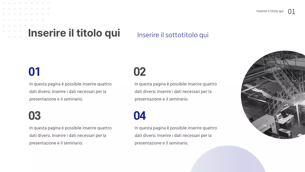 Presentazioni per seminari