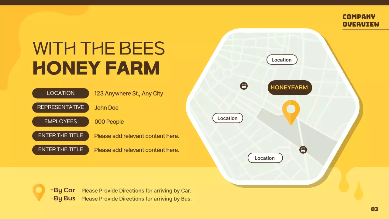 Yellow Minimal Honey Promotion Presentation