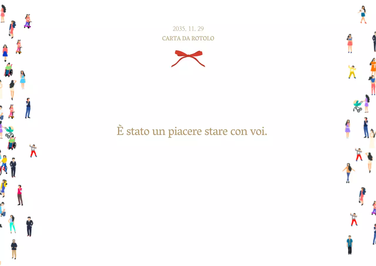 Divertenti carte da rotolo illustrate con sfondo bianco