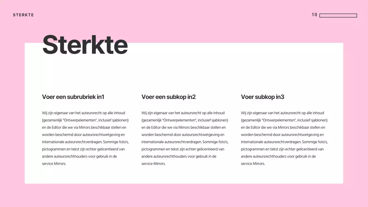 Unieke presentaties