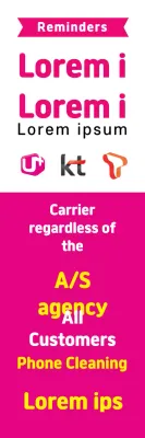 Banner de promoção de telefone da moda rosa