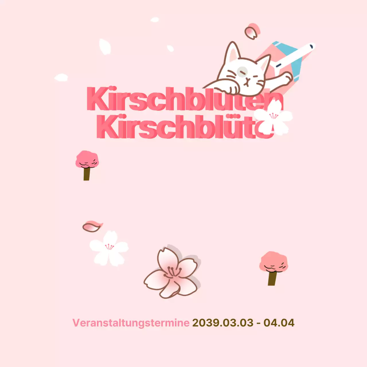 Besichtigung der Kirschblüte