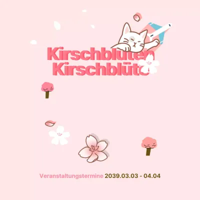 Besichtigung der Kirschblüte