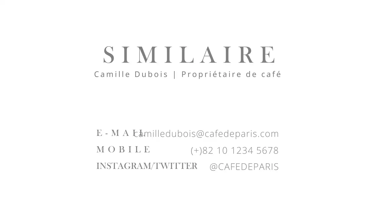 Un café simple avec des illustrations grises et sentimentales et un style simple