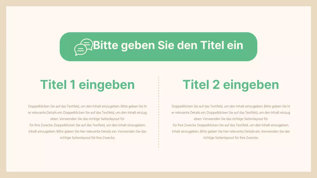 Präsentation für Haustiere