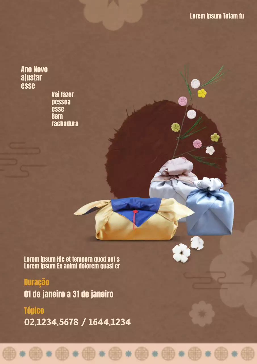 Evento de vendas no dia de Ano Novo
