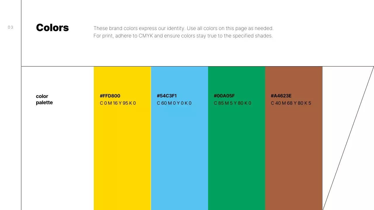 Black Modern Brand Guideline Presentation