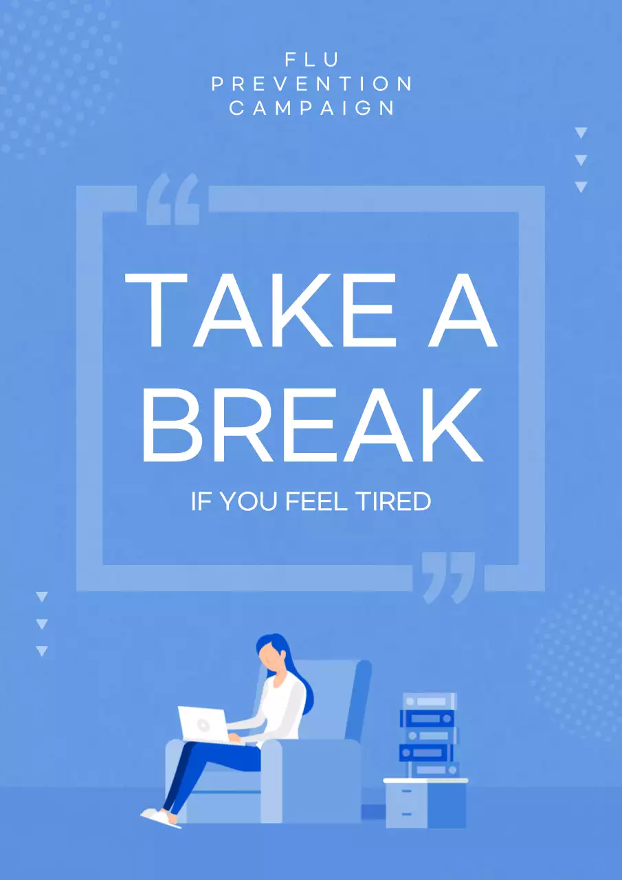 Announcements in different situations with illustrations of people's daily lives in calm colors