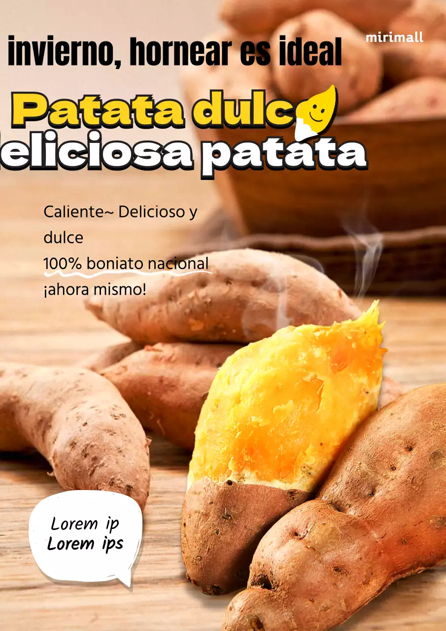 Promover los boniatos de invierno