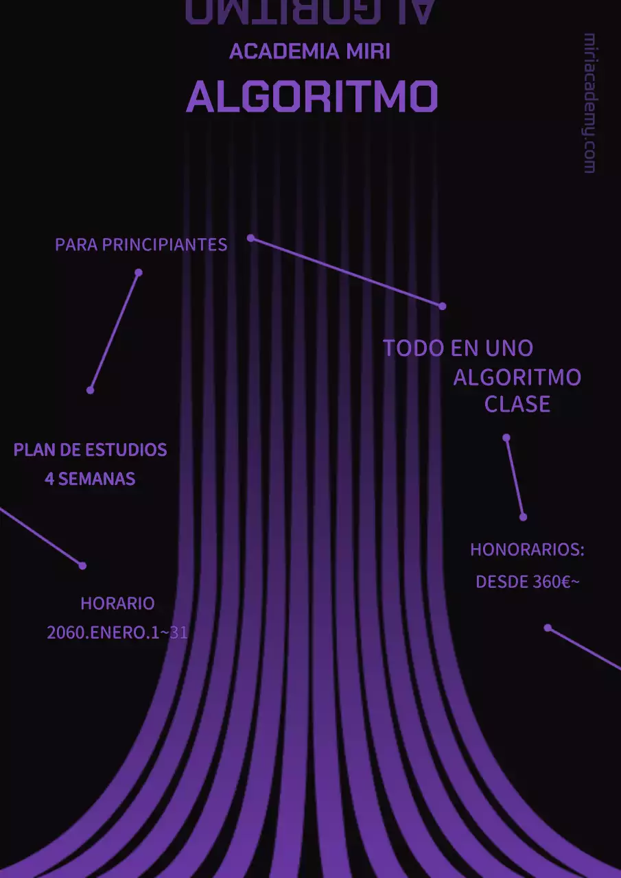Guía de lecciones algorítmicas con el concepto de línea morada