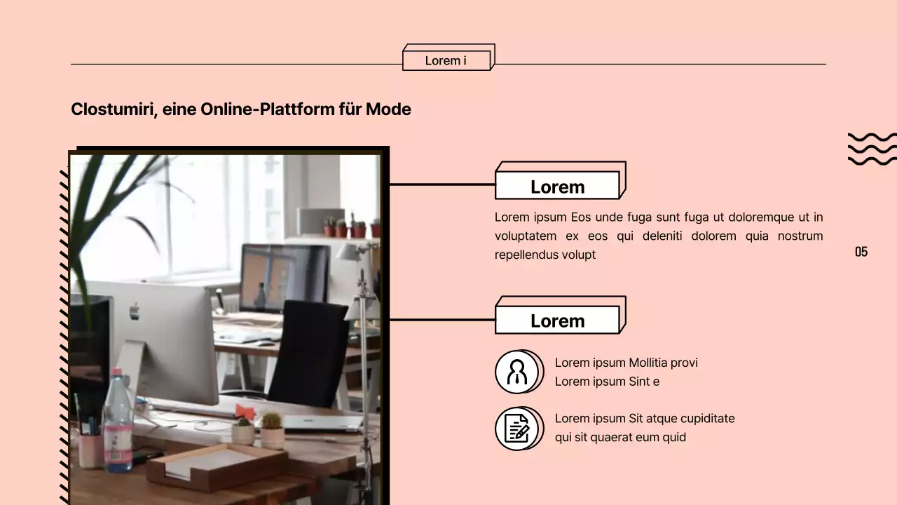Bunte, umrandete Berichte zur Berufserkundung
