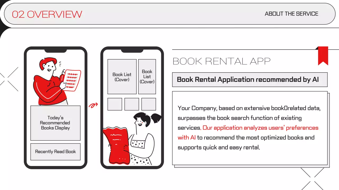 레드 모던 비즈니스 제안 프레젠테이션