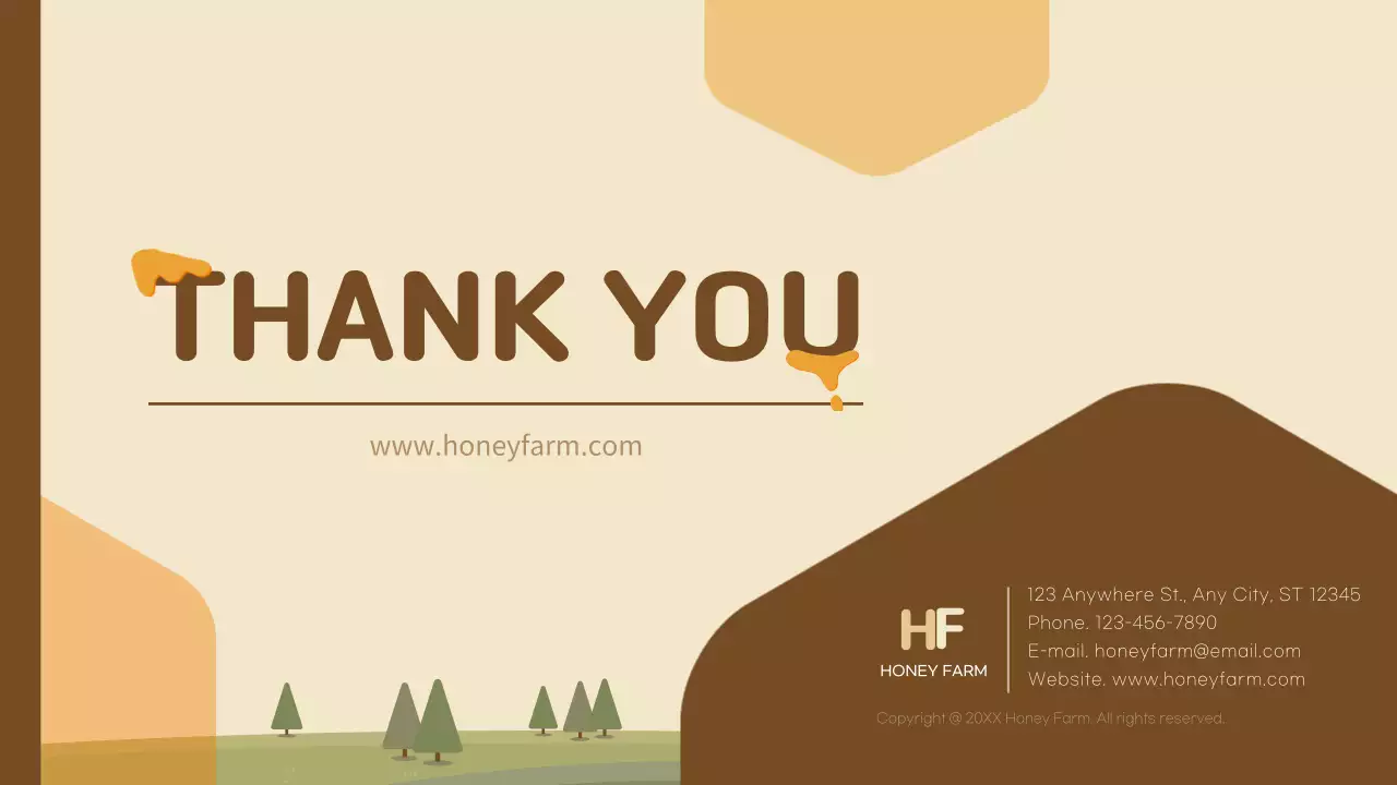 Beige Rustic Honey Business Plan Presentation