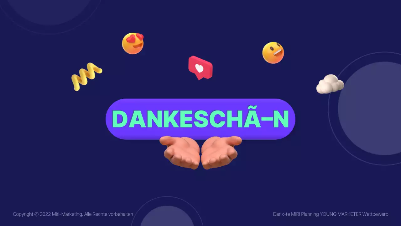 3D-illustrierter Marketingplan für Werbung in Blau (Präsentation)