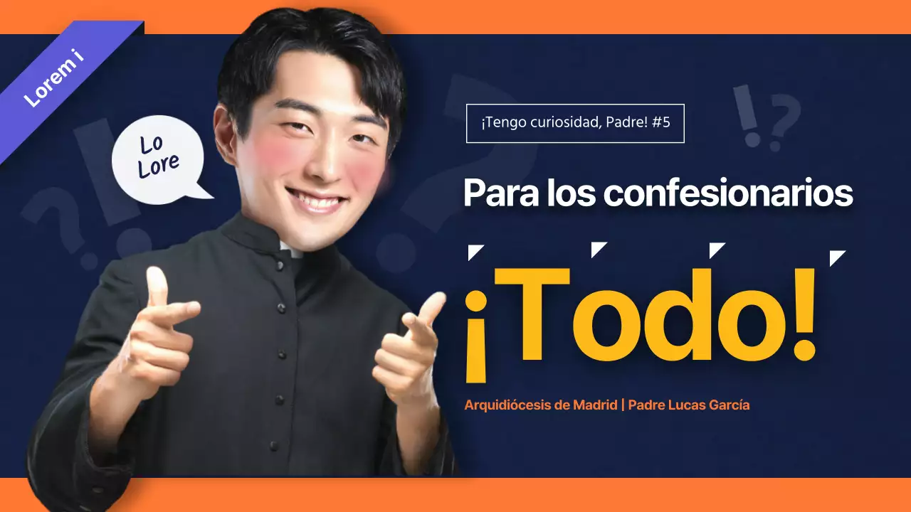 Miniaturas de religión resaltadas en colores complementarios