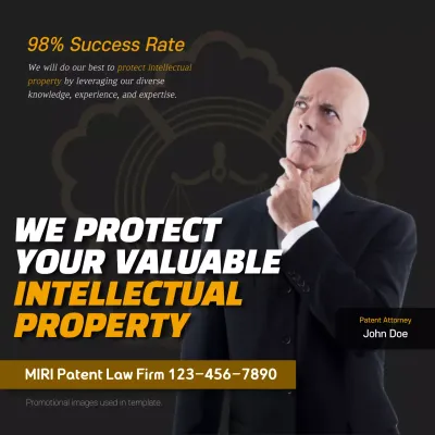 Black Professional Legal Promotion Social Media Post