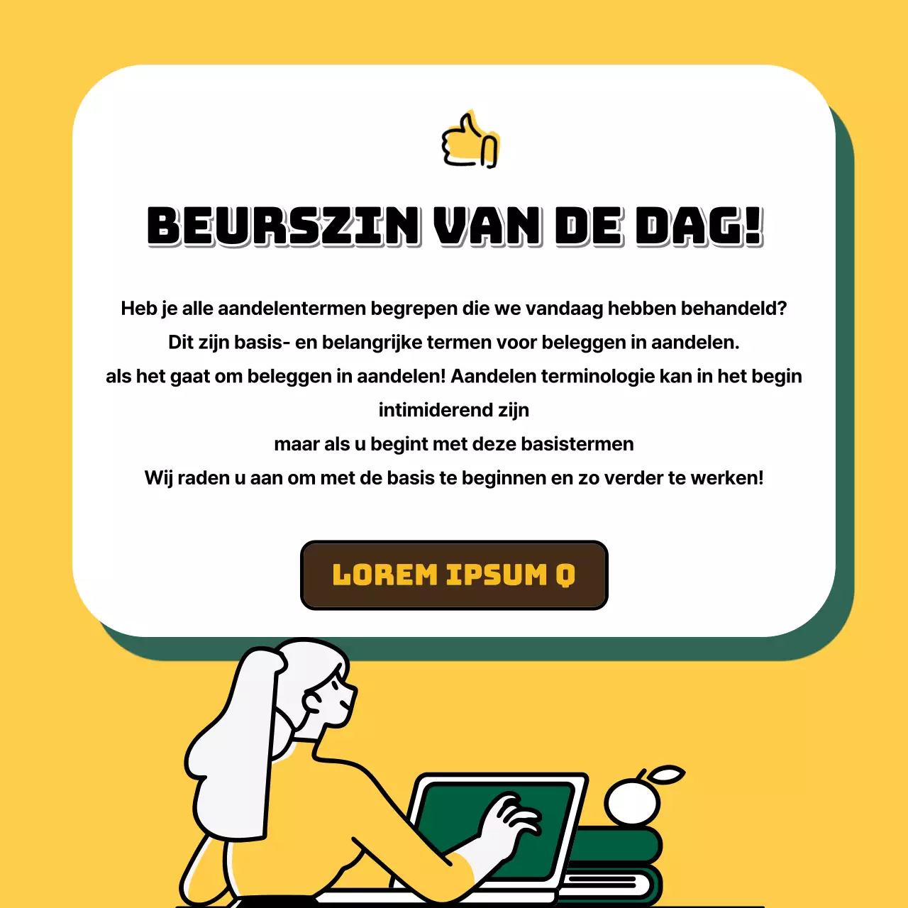 Aandelenvoorwaarden in geel EffectenkaartNieuws