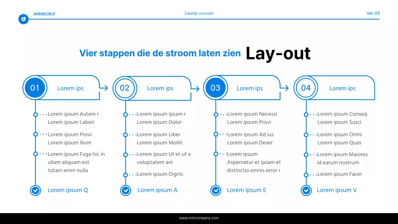 Eenvoudig blauw en wit tekstmarkeringsrapport
