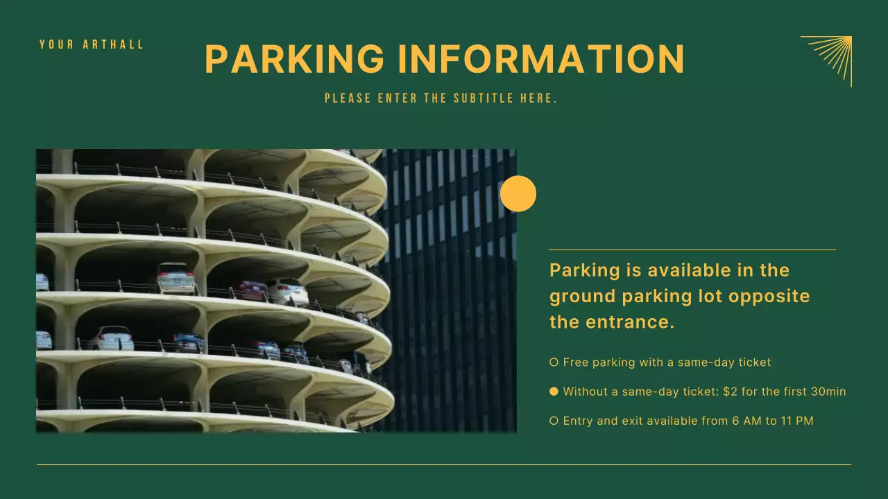 다채로운 추상 미술 가이드 프레젠테이션