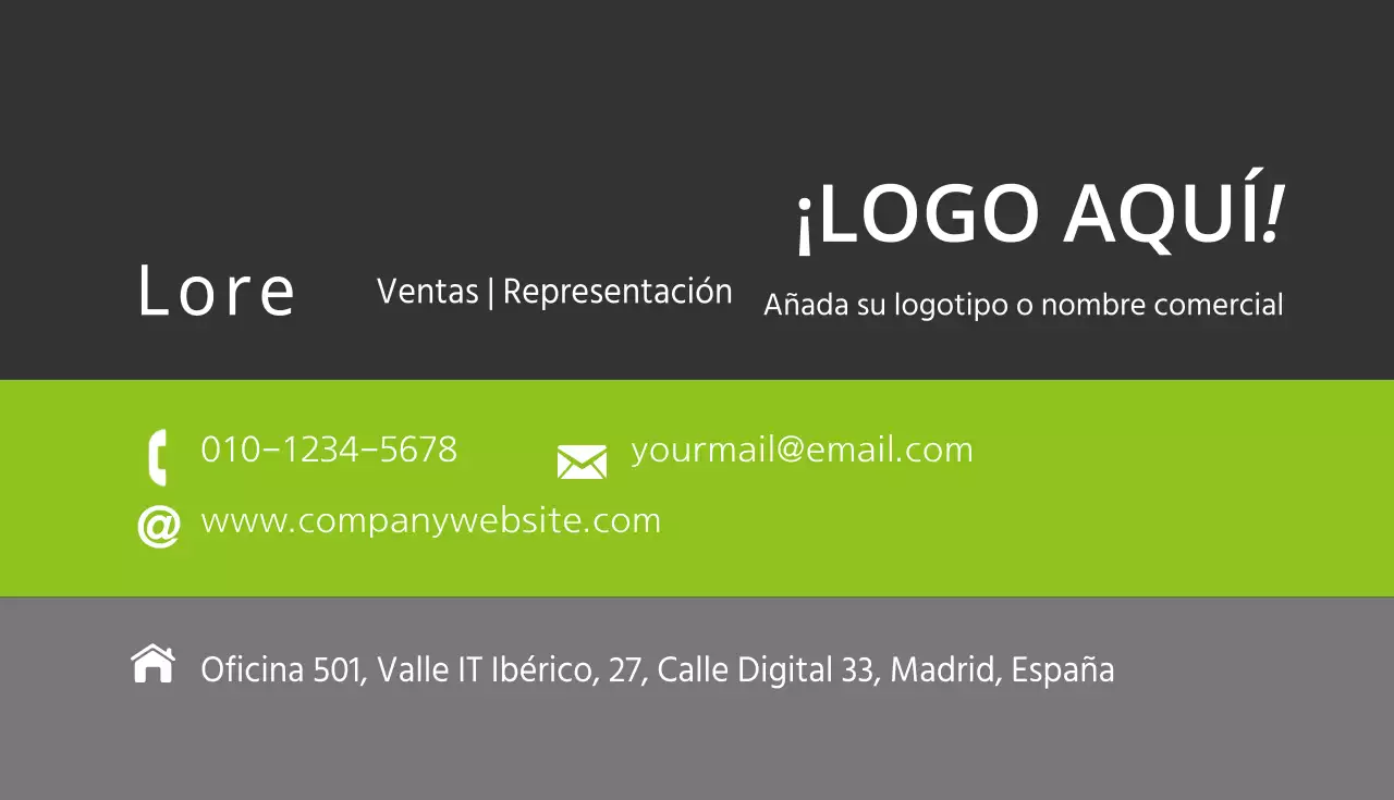 Tarjetas de visita de empresa