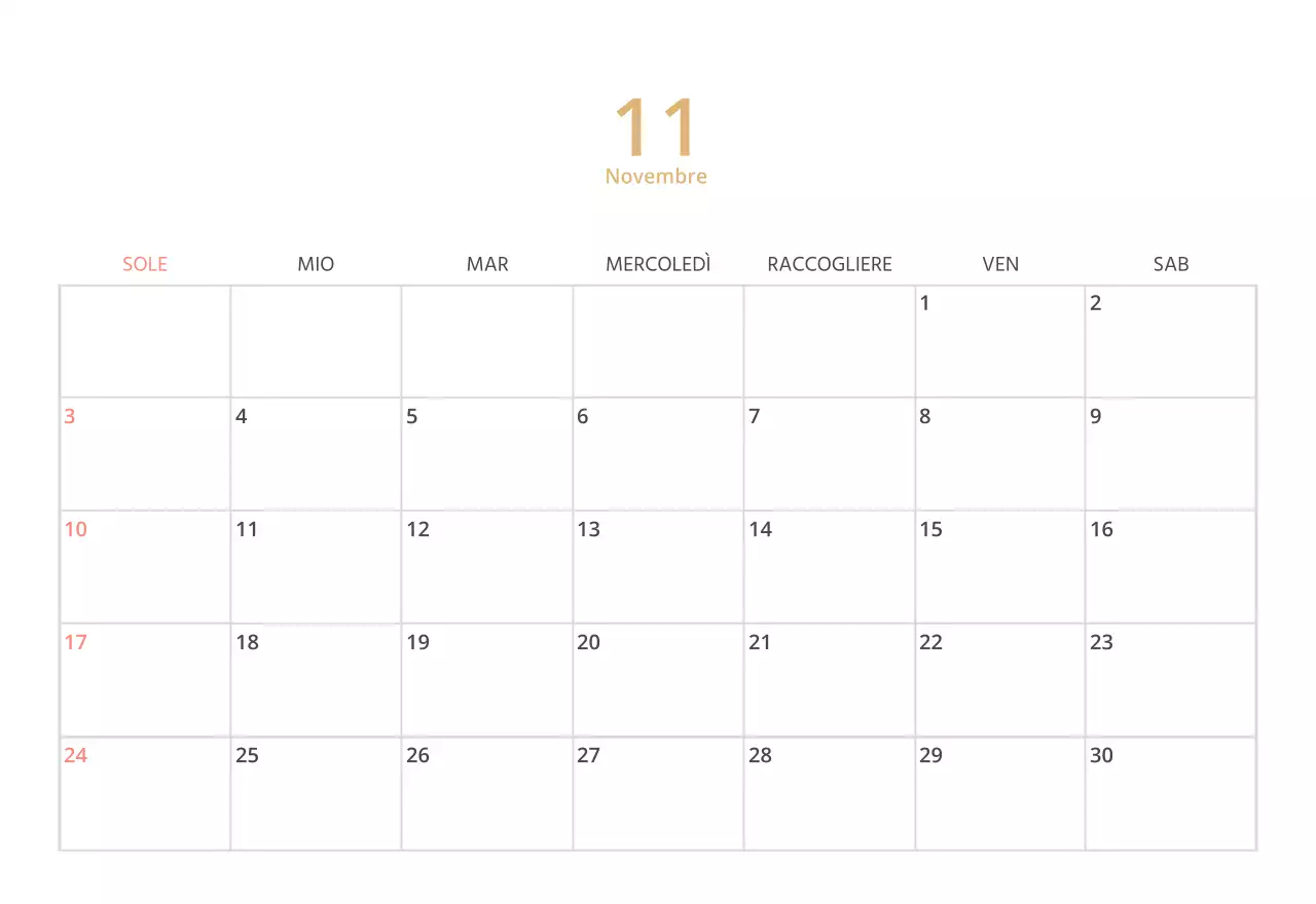 Simpatico calendario da tavolo illustrato verde a tema famiglia