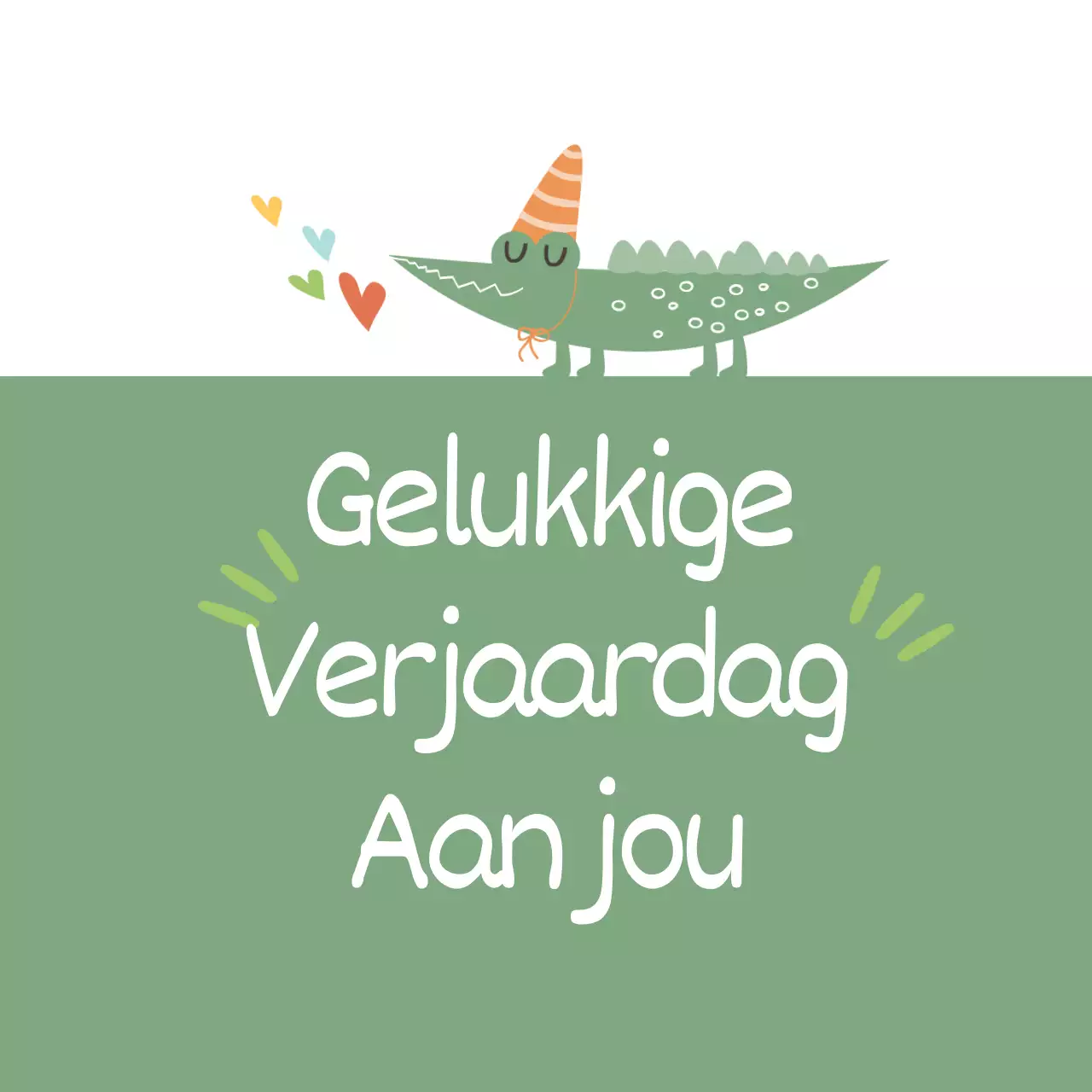 Verjaardag met alligator