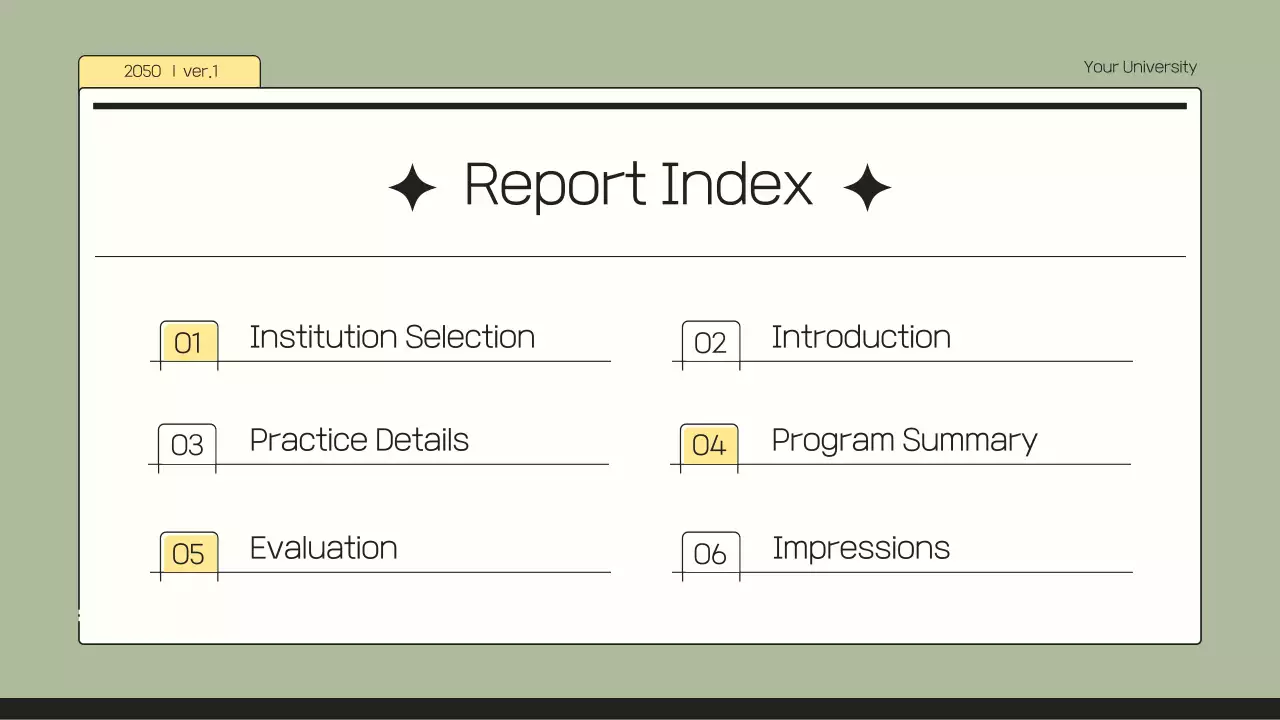베이지 미니멀 인턴십 보고서 문서 프레젠테이션